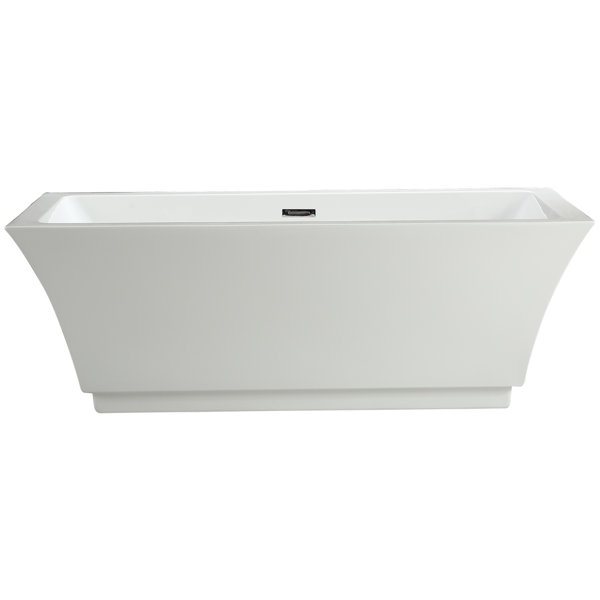 Allegra 66.5 x 31.5 Soaking Bathtub by Vinnova