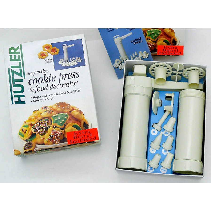 Easy Action Cookie Press with Bonus Extra Barrel
