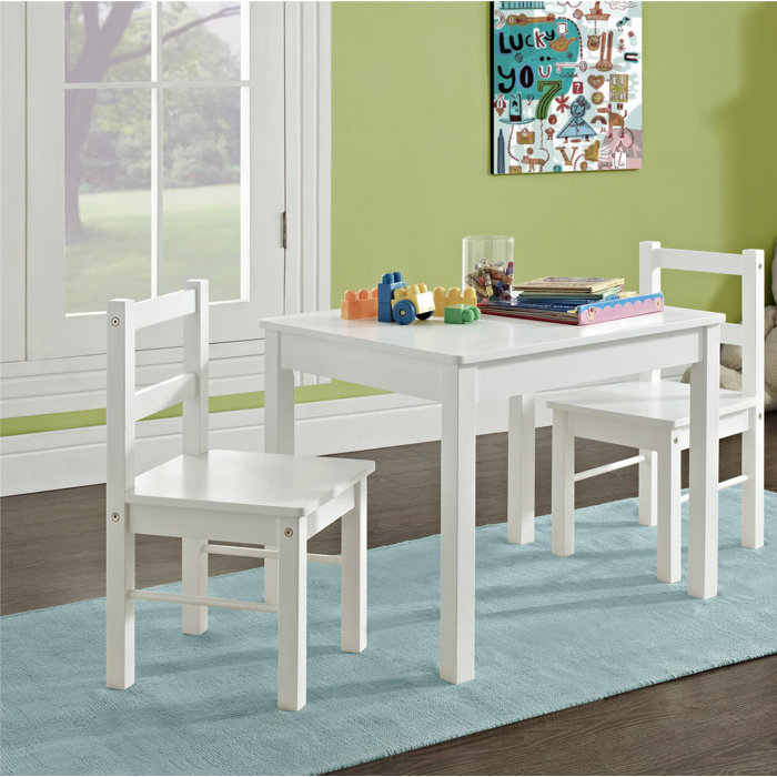 Suri Kids 3 Piece Table And Chair Set Suri Kids 3 Piece Table And Chair Set