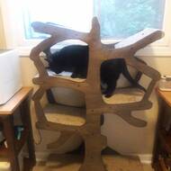 hennings handmade inspired cat tree