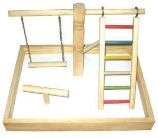 Wood Tabletop Play Station by A&E Cage Co.