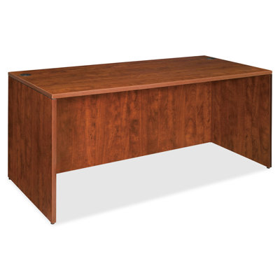Essentials Desk Lorell Size: 72" W x 36" D, Color: Cherry