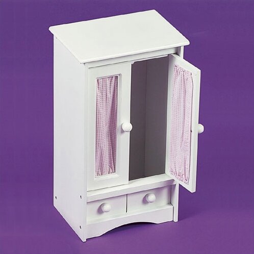 badger basket doll armoire