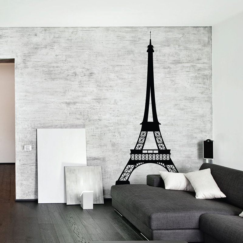 Sissylittle Eiffel Tower Wall Decal Reviews Wayfair
