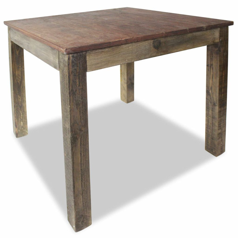 Union Rustic Foye Solid Reclaimed Wood Dining Table Wayfair Co Uk Foye Solid Reclaimed Wood Dining Table