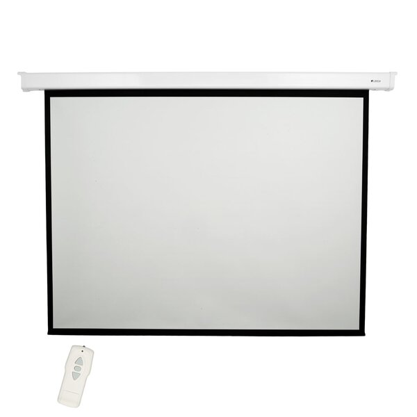 Matte White 84 diagonal Electric Projection Screen by Loch