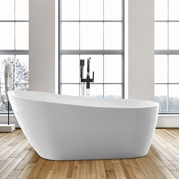 Vanity Art 55 X 28 Freestanding Soaking Bathtub Reviews Wayfair