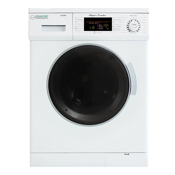 Compact 1.57 cu. ft. High Efficiency All In One Combo Washer with Detergent Packs and Dryer by Equator