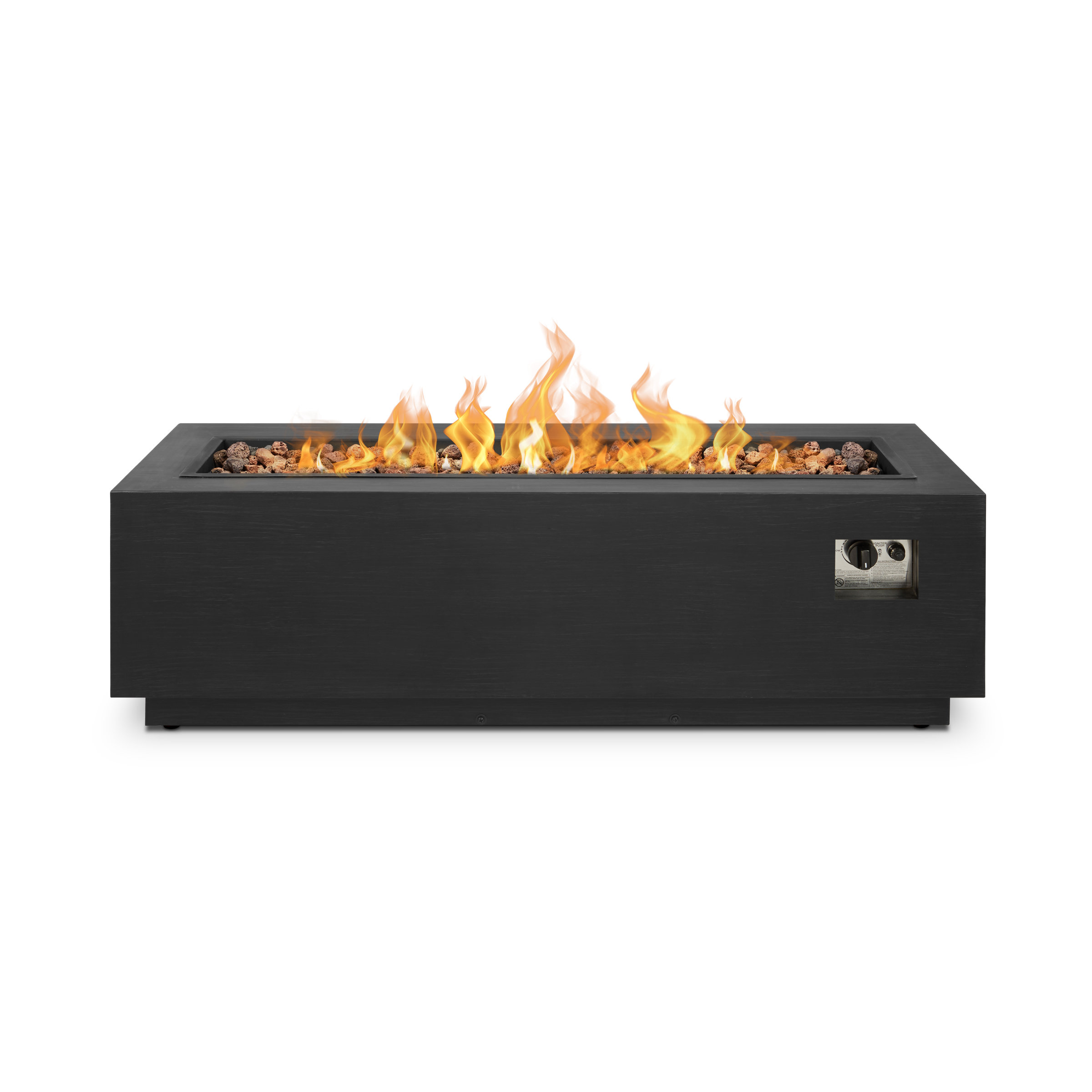 Lanesboro Rectangle Steel Propane Natural Gas Fire Pit Reviews Lanesboro Rectangle Steel Propane Natural Gas Fire Pit Reviews Allmodern