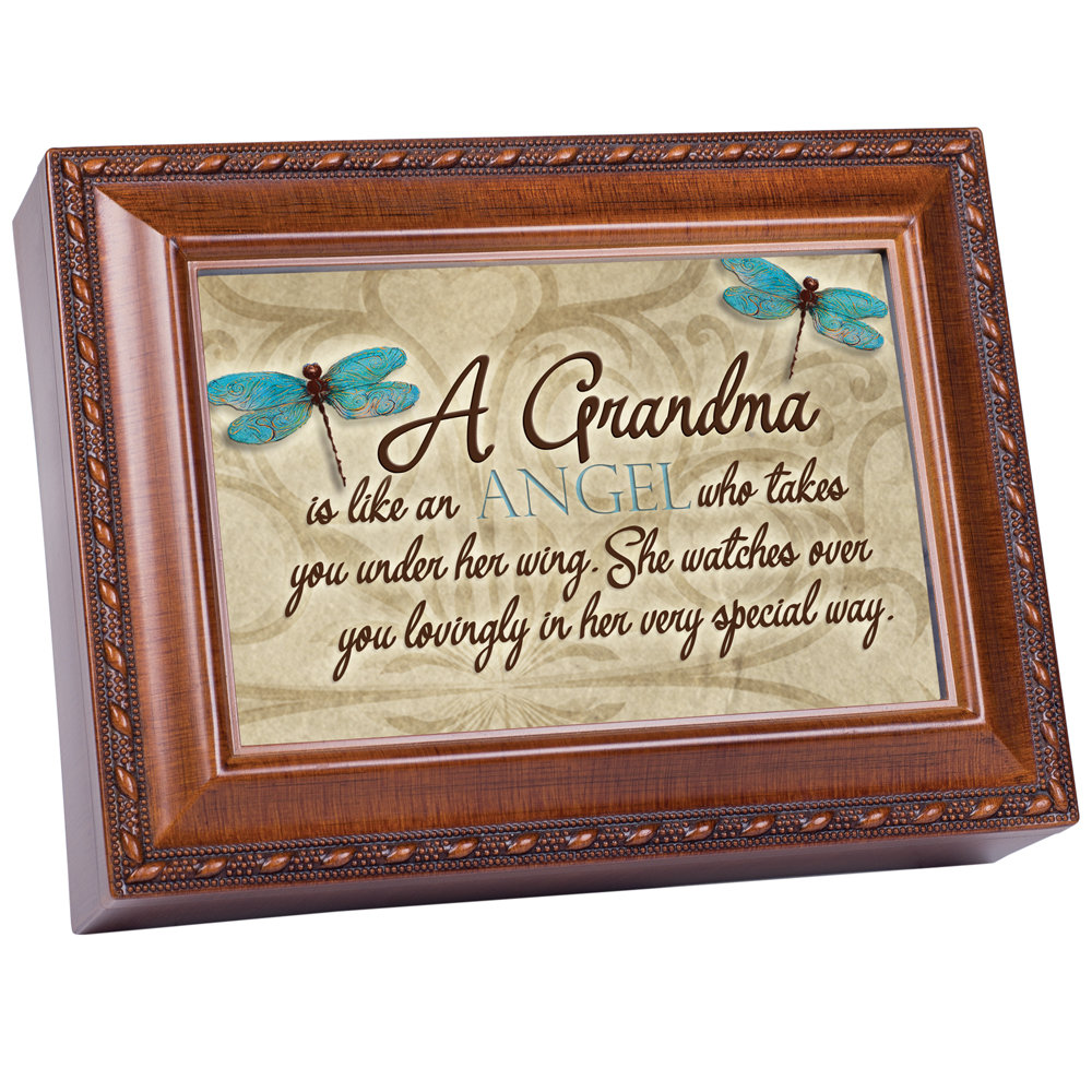 Trinx Music Box Grandma Angel Under Her Wings Memory Box Wayfair