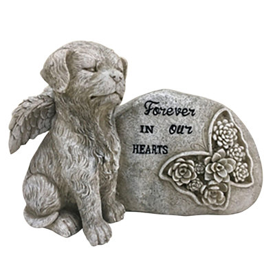 Aston Forever in Our Hearts Dog Memorial Stone Trinx