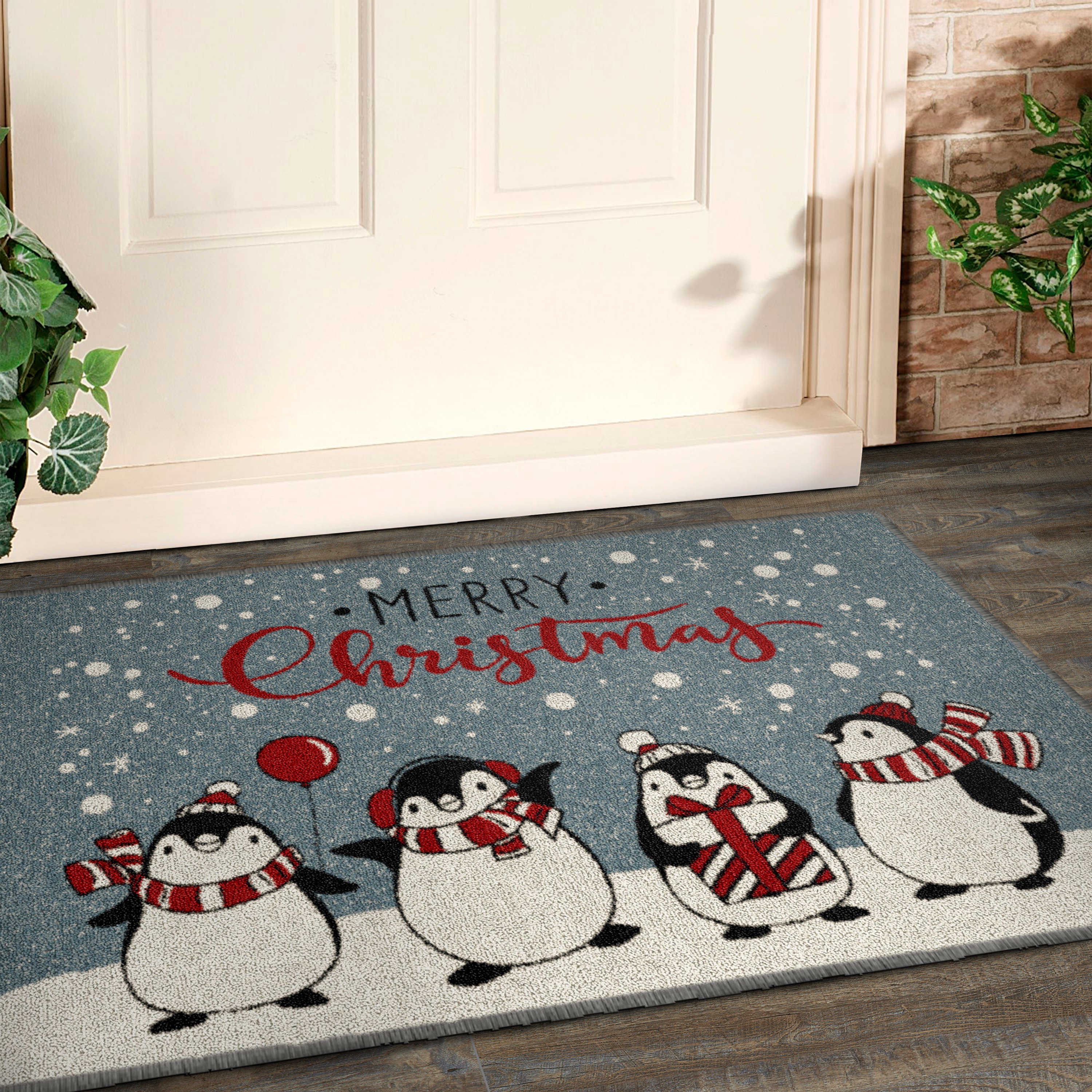 The Holiday Aisle Penguin Christmas Kitchen Mat Wayfair