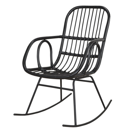 Humboldt Rocking Chair Bay Isle Home Colour: Black