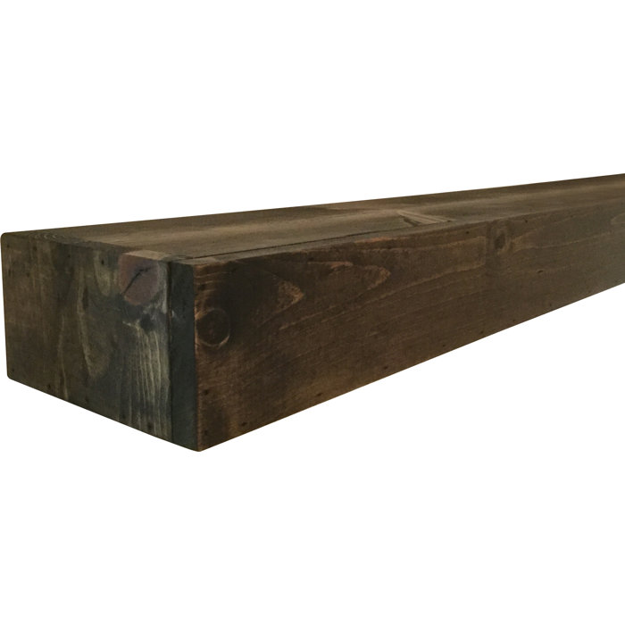 Garvon Floating Shelf Solid Wood Handmade Rustic Style Wall Garvon Floating Shelf Solid Wood Handmade Rustic Style Wall