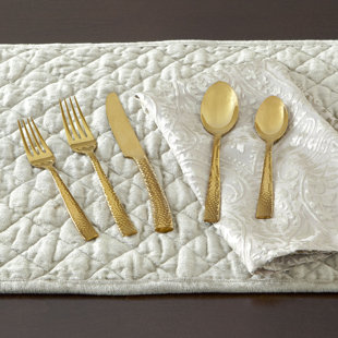 Burrell Hammered Flatware Set