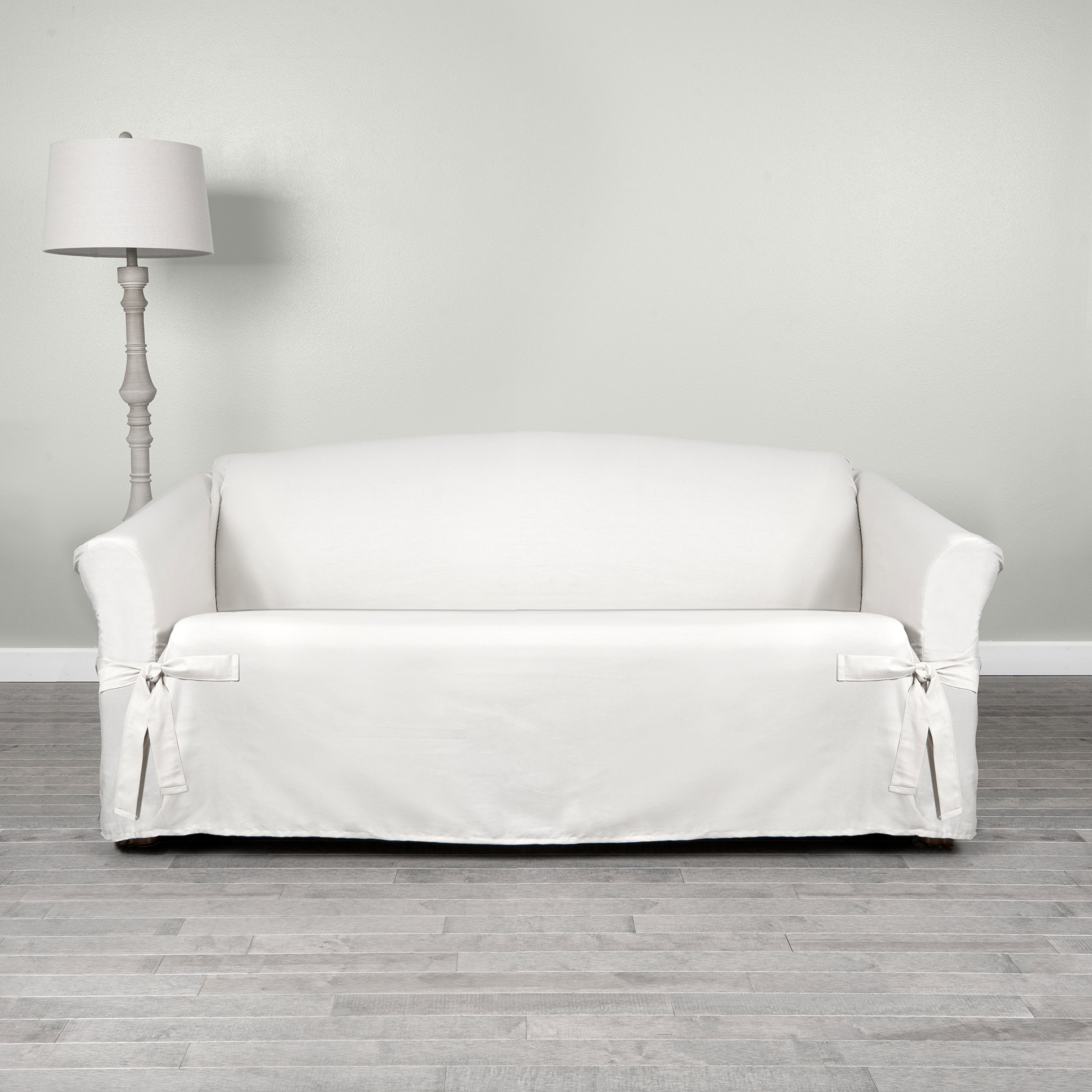 Serta Cotton Duck Box Cushion Sofa Slipcover Reviews Wayfair Cotton Duck Box Cushion Sofa Slipcover