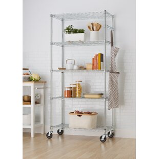 Over Door Kitchen Storage Basket Rack 5 Foot 6 Shelves Pantry