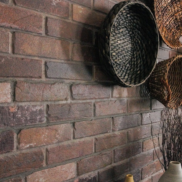 Faux Red Brick Wall Panels Wayfair