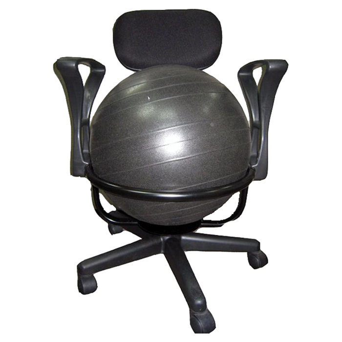 symple stuff high back exercise ball chair & reviews | wayfair symple stuff high back exercise ball chair & reviews | wayfair