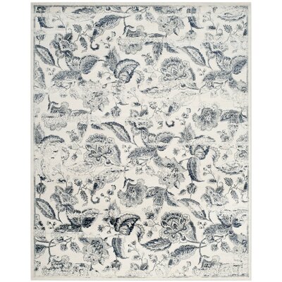 Ashford Cream/Light Grey Area Rug Darby Home Co Rug Size: Rectangle 8' x 10'