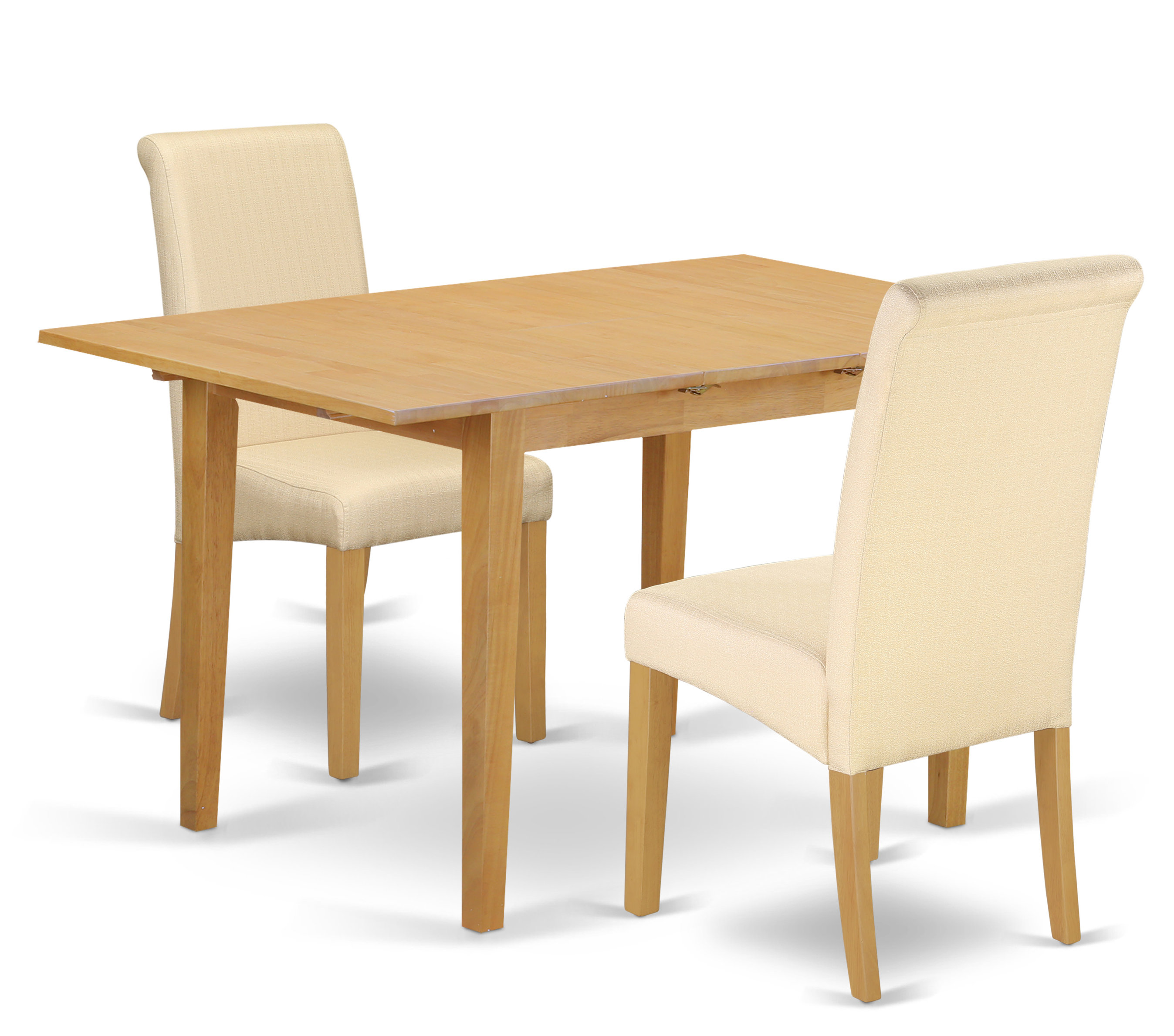 3 piece dining table set with 2 high chairs kitchen