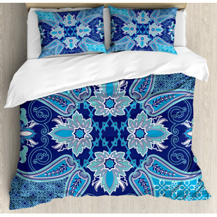 Moroccan Bedding Wayfair Middle Eastern Oriental Persian Pattern With Arabesque Moroccan Effects Design Duvet Cover Set