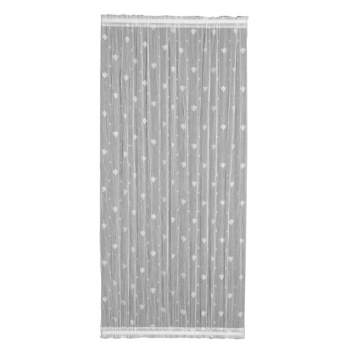 August Grove Cerridale Door Lace Sheer Rod Pocket Single Curtain