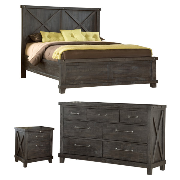 #1 Langsa Wood Standard Configurable Bedroom Set By Laurel Foundry Modern Farmhouse 2019 Sale