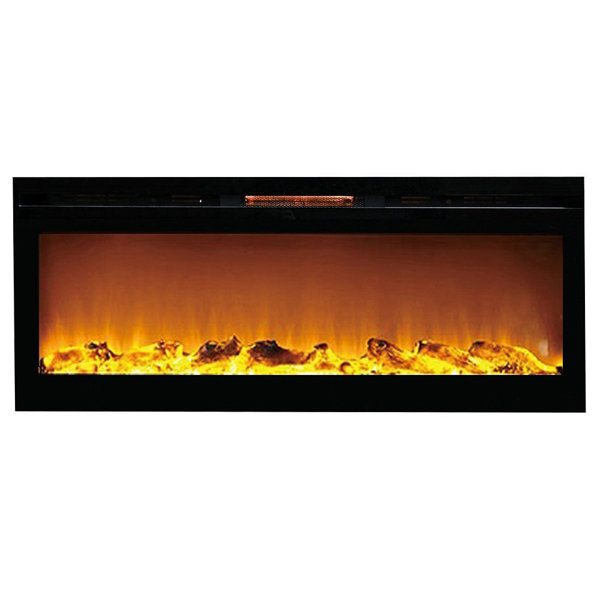 DeMotte Wall Mounted Electric Fireplace by Ivy Bronx