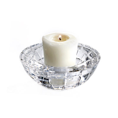 Emerald Crystal Votive Crystal Clear
