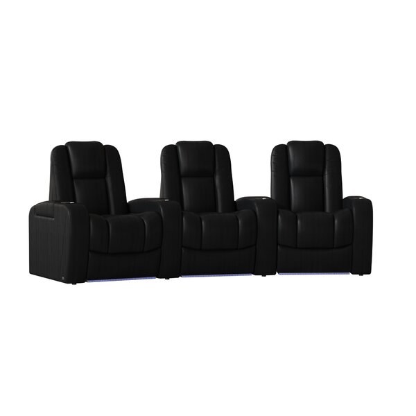 Grand HR Series Curved Home Theater Row Seating (Row Of 3) By Red Barrel Studio