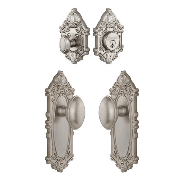 Grande Victorian Keyed Door Knob by Grandeur