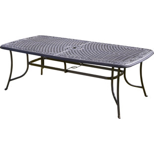 Cast Aluminium Patio Table Wayfair Co Uk Cast Aluminium Dining Table