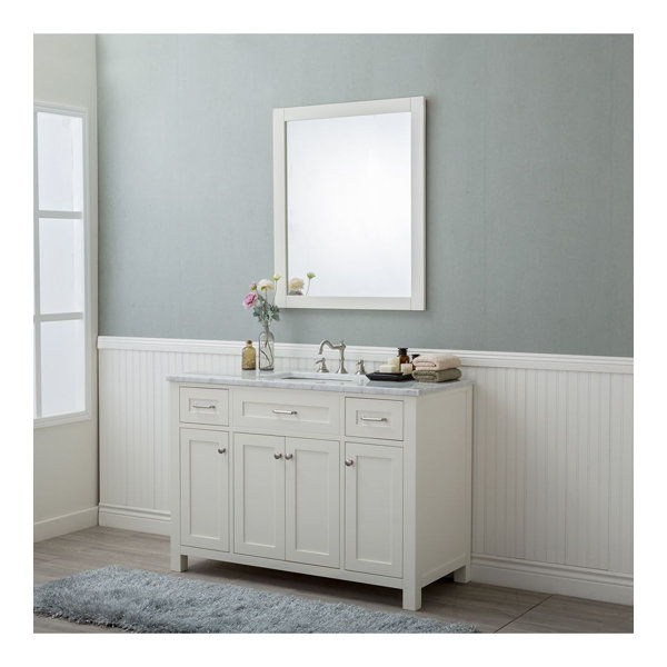 Charlton Home Daughtery 48 Single Bathroom Vanity Set With Mirror Wayfair