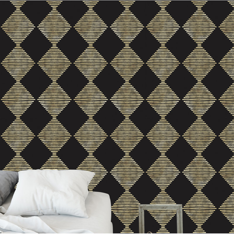 Ebern Designs Yemina Print Check Board 48 L X 24 W Peel And