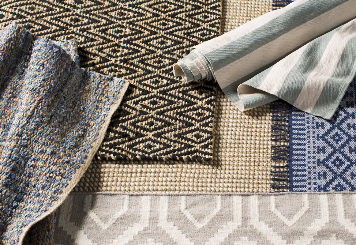 Gilchrist HandWoven Natural/Blue Area Rug & Reviews Birch Lane