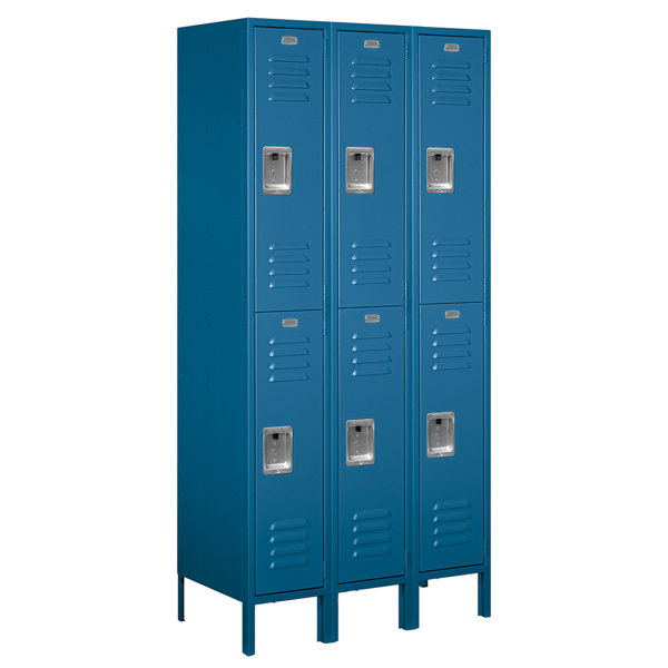 2 Tier 3 Wide Employee Locker by Salsbury Industries