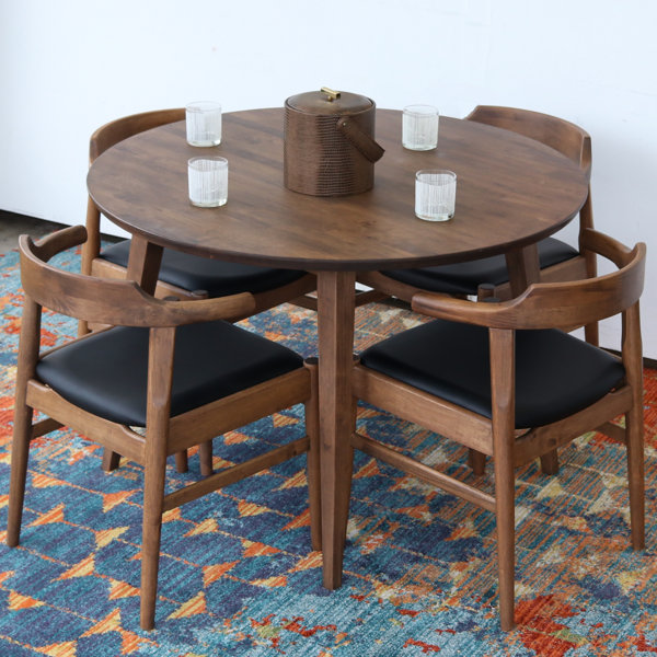Burgan Solid Wood Dining Table By Union Rustic Bargain