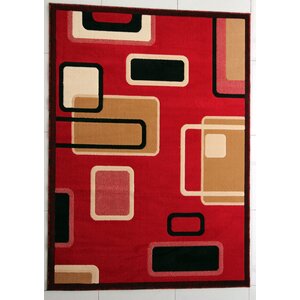 Galina Red Area Rug