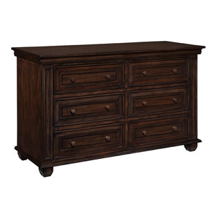 Dresser With Changing Topper Wayfair Bridgehampton 6 Drawer Double Dresser