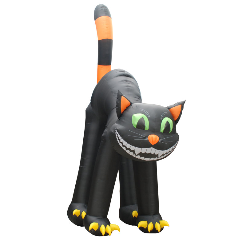 The Holiday Aisle Halloween Black Cat Lighted Inflatable
