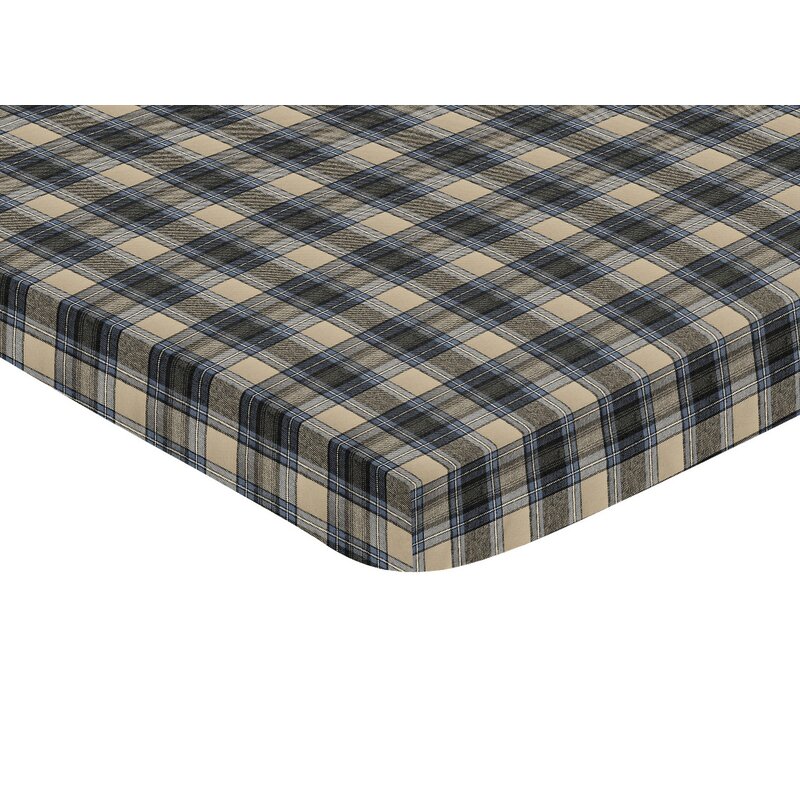 Sweet Jojo Designs Plaid Flannel Fitted Crib Sheet Wayfair