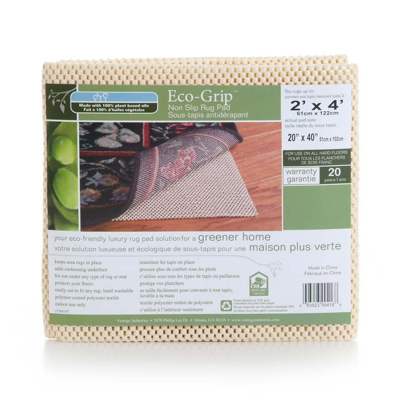 Vantage Industries Eco Grip NonSlip Rug Pad & Reviews Wayfair