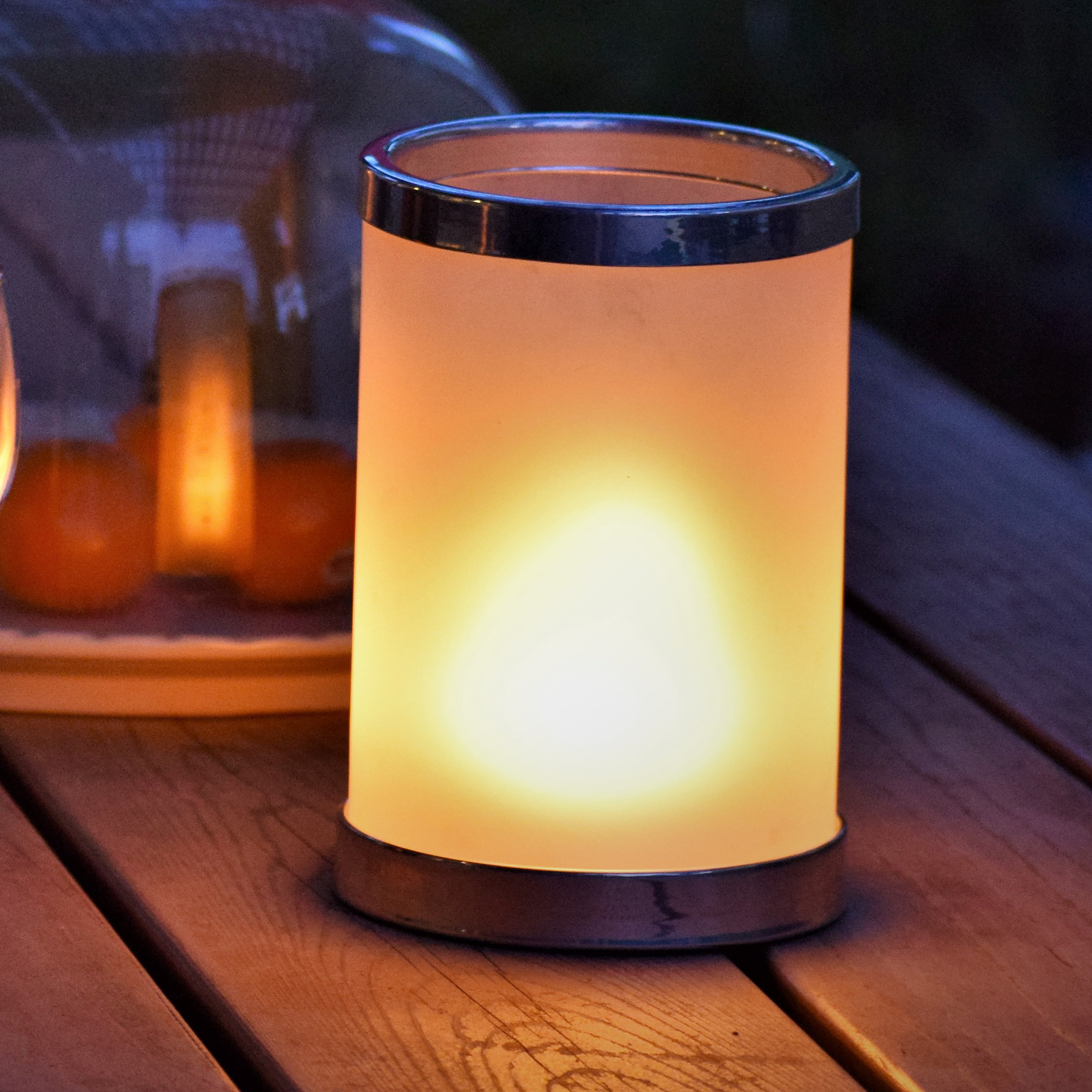 Hoogalife 7 8 Battery Powered Led Outdoor Table Lamp Reviews Wayfair
