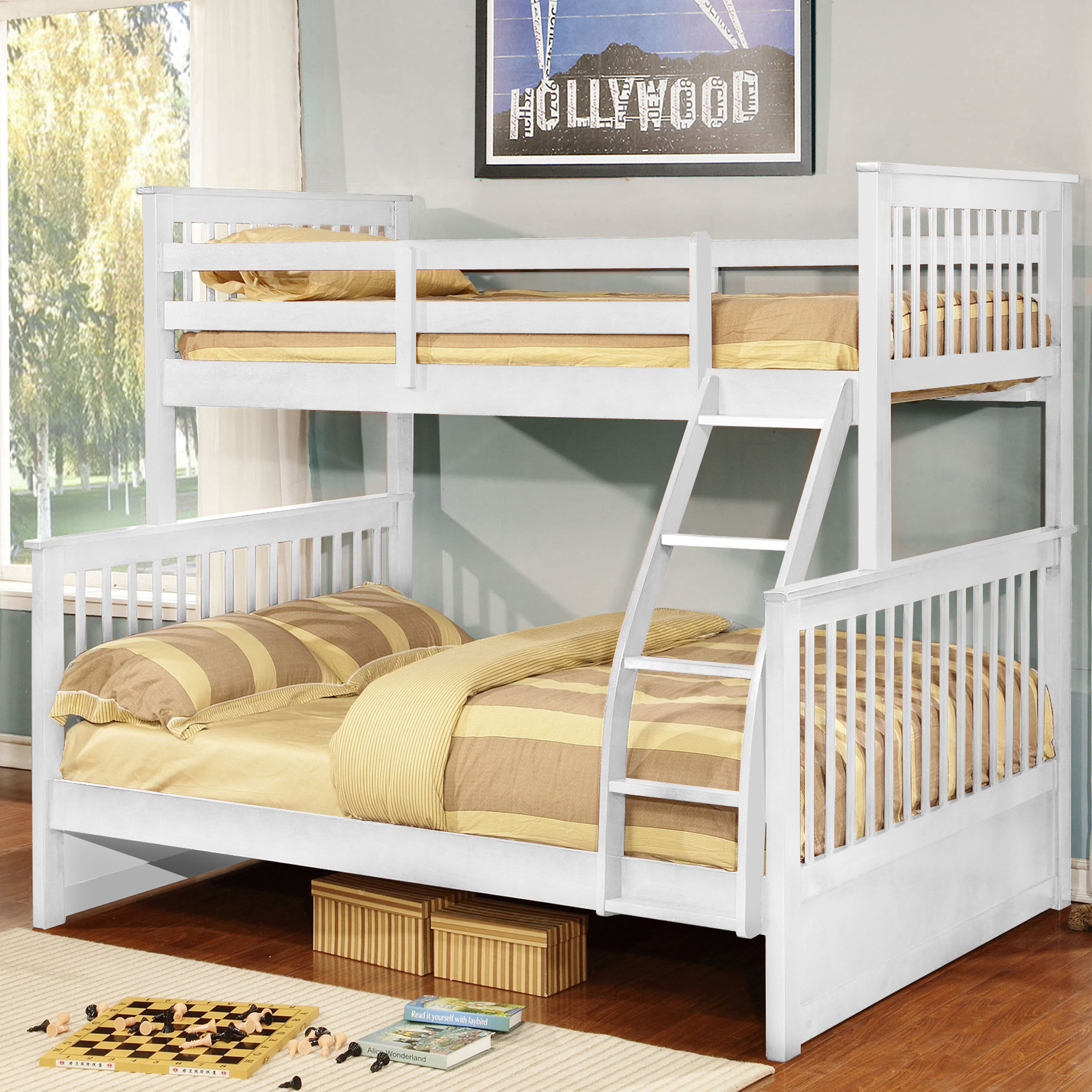 Harriet Bee Warmley Twin Over Full Bunk Bed Reviews Wayfair