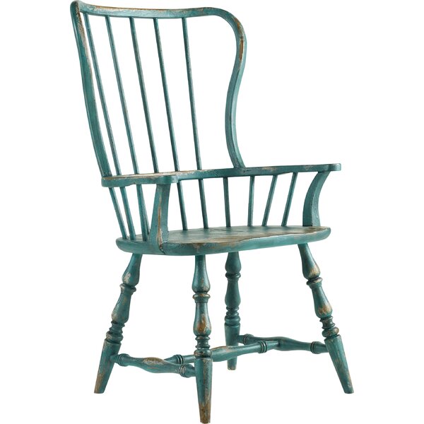 Sanctuary Windsor Back Arm Chair In Sky High Azure Blue By Hooker Furniture