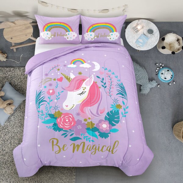 unicorn crib set