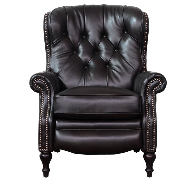 Lavoie Leather Manual Recliner by Darby Home Co