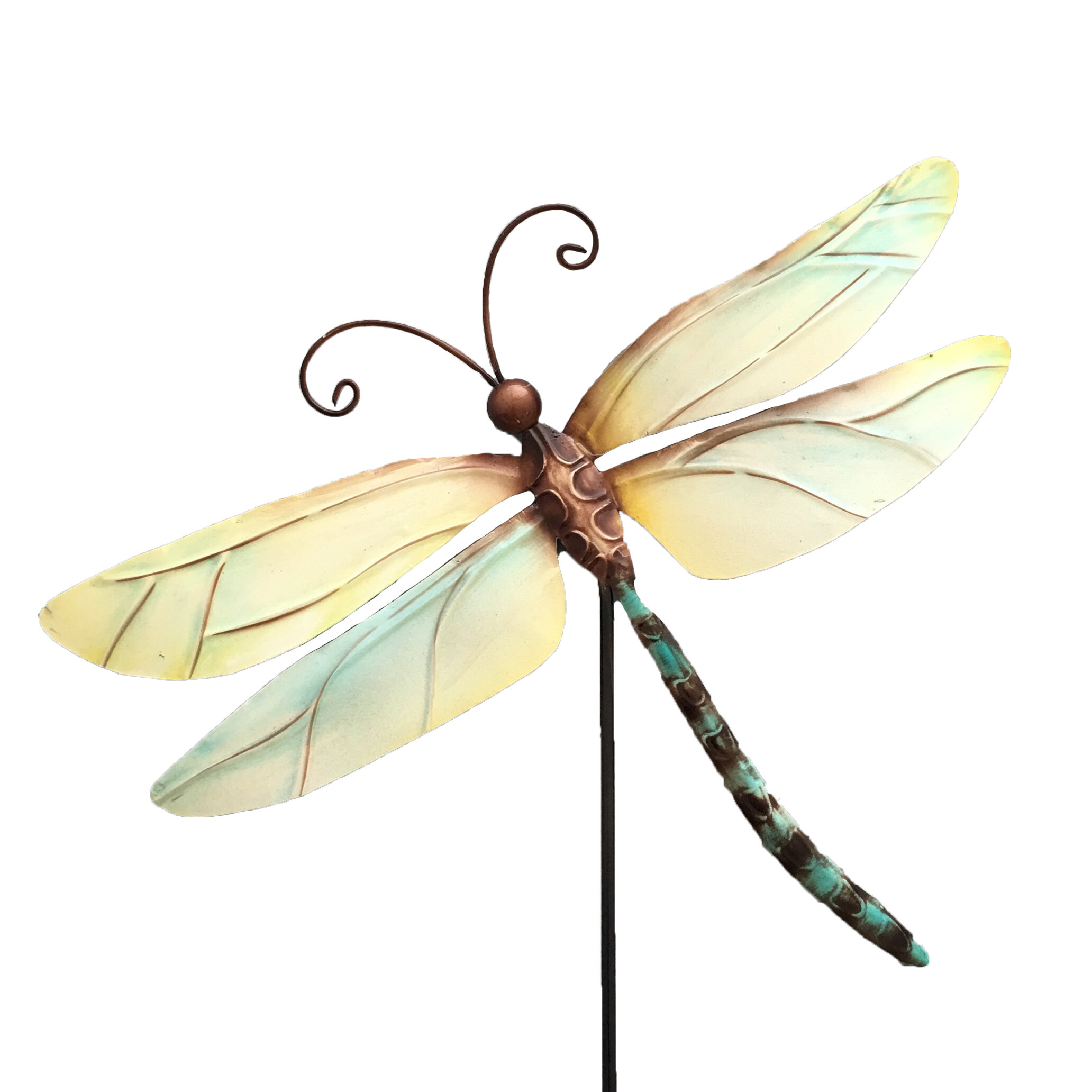 August Grove Strawser Pearl Dragonfly Garden Stake Reviews Wayfair