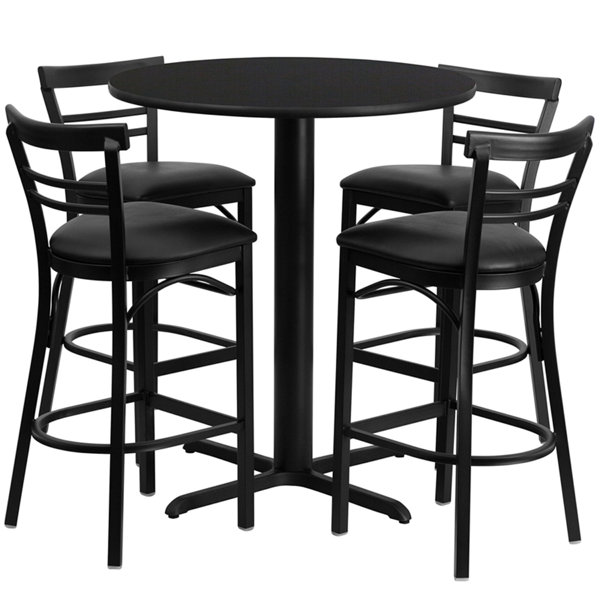 Lomonaco 5 Piece Pub Table Set By Winston Porter